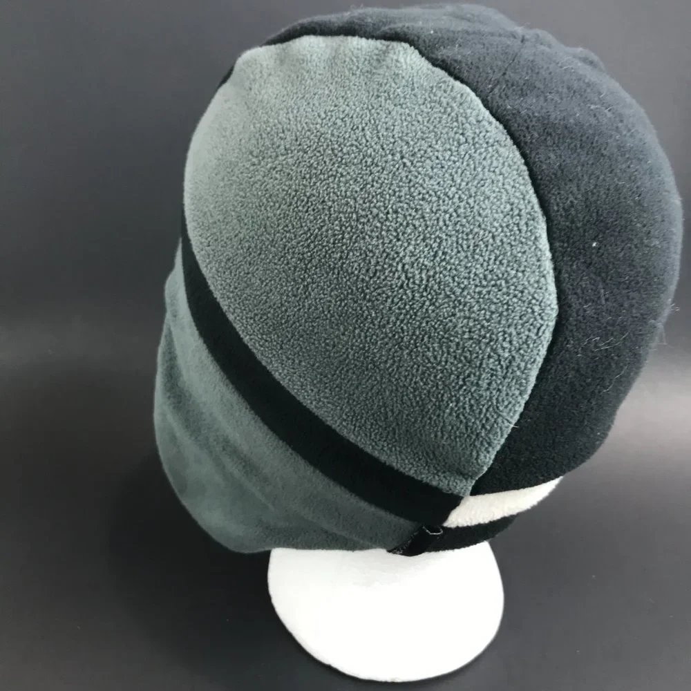 Youth Black/Gray Beanie with Ear Flaps, Obermeyer